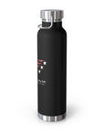 Forged by Valor Hydration Bottle - White & Red
