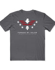 Forged By Valor Official T-Shirt - White + Red Logo