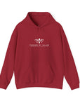Forged By Valor Official Pull Over Hoodie - White Logo