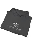 Forged By Valor Official Pull Over Hoodie - White Logo