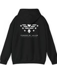 Forged By Valor Official Pull Over Hoodie - White Logo