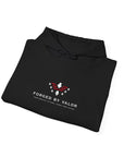 Forged by Valor Official Pull Over Hoodie - White + Red Logo