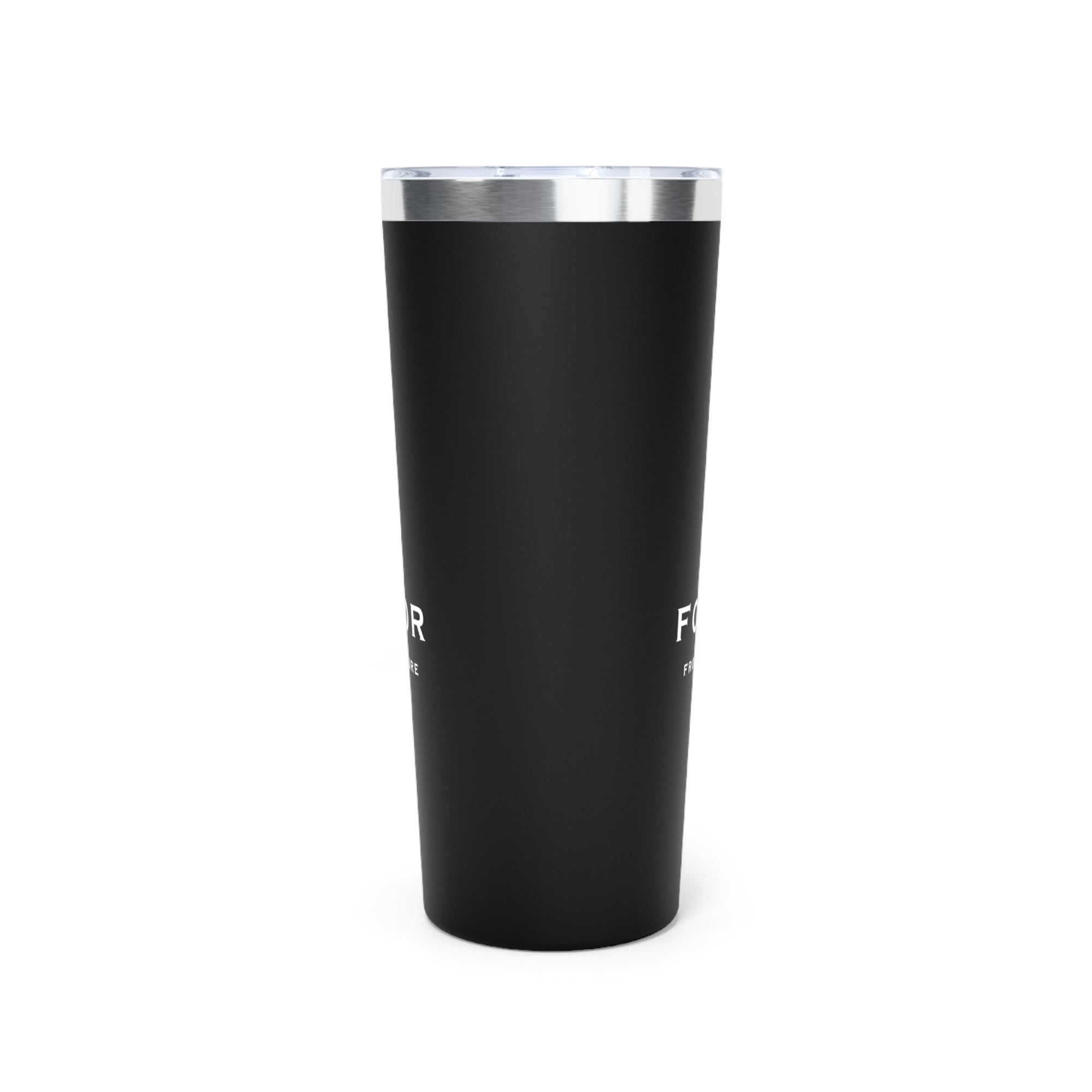 Forged by Valor Travel Tumbler - White & Red