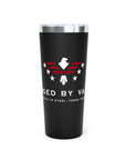 Forged by Valor Travel Tumbler - White & Red