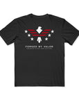 Forged By Valor Official T-Shirt - White + Red Logo