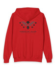 Forged By Valor Youth Full-Zip Hoodie (Chest & Back Logo)