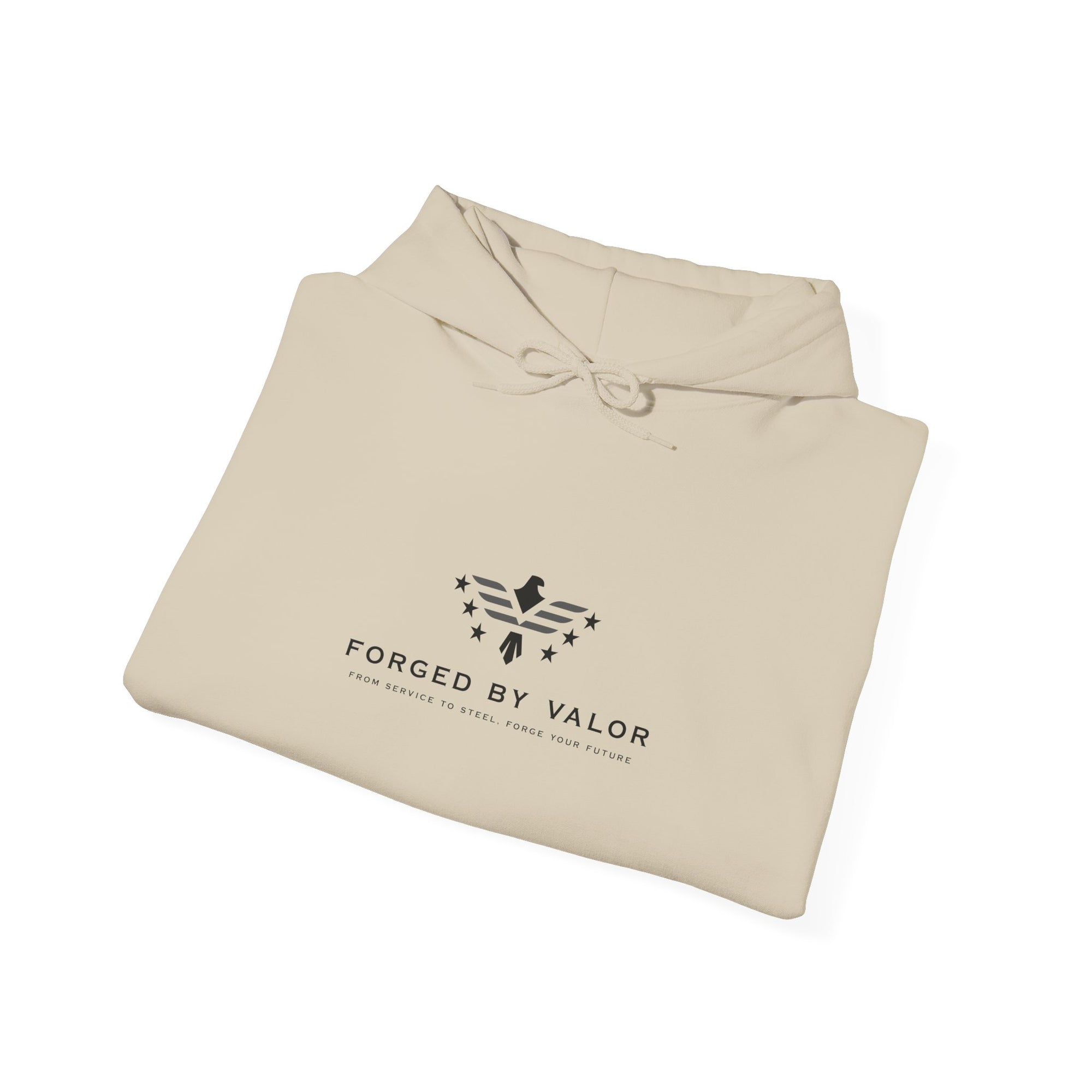 Forged By Valor Official Pull Over Hoodie - Subdued Logo