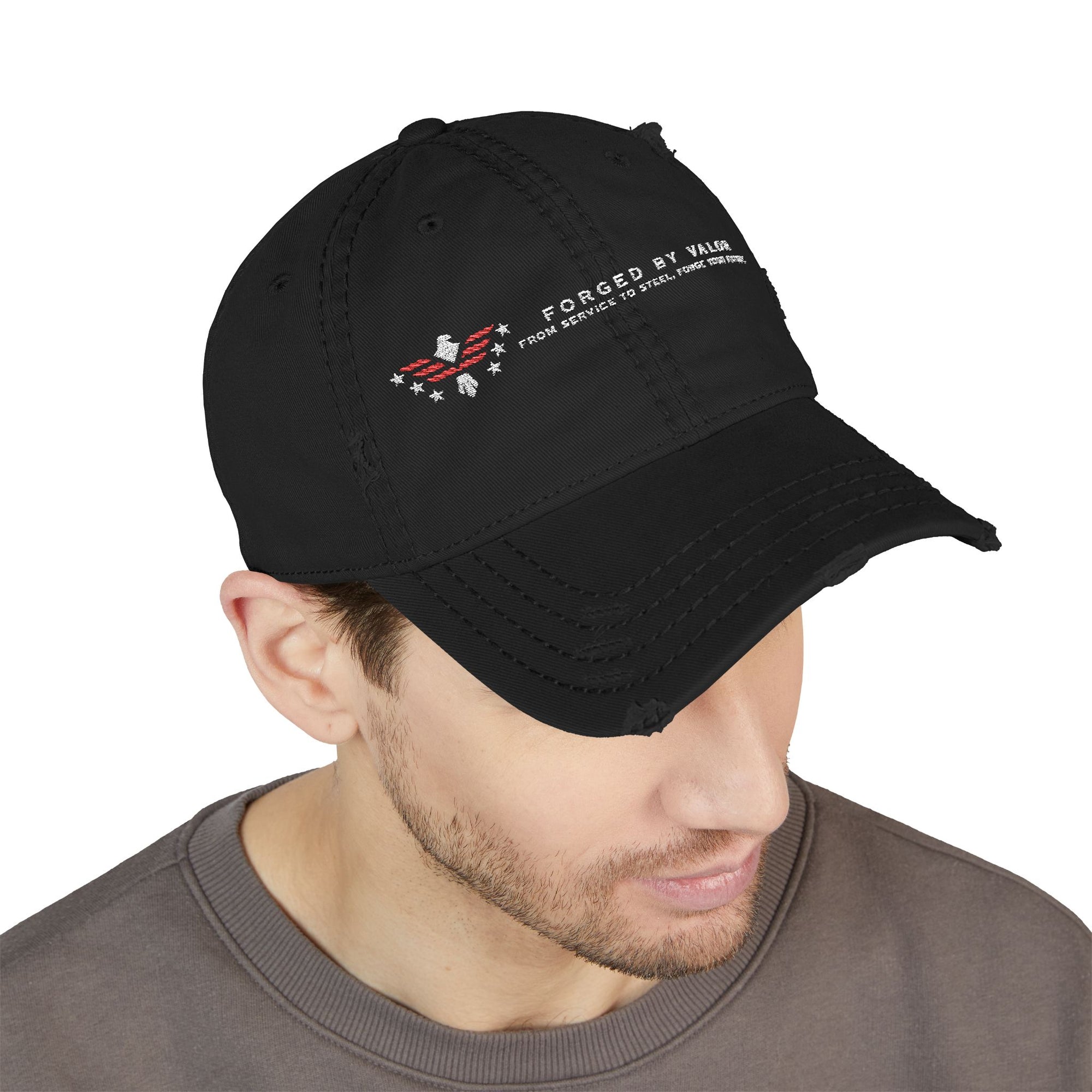 Forged by Valor Distressed Official Cap