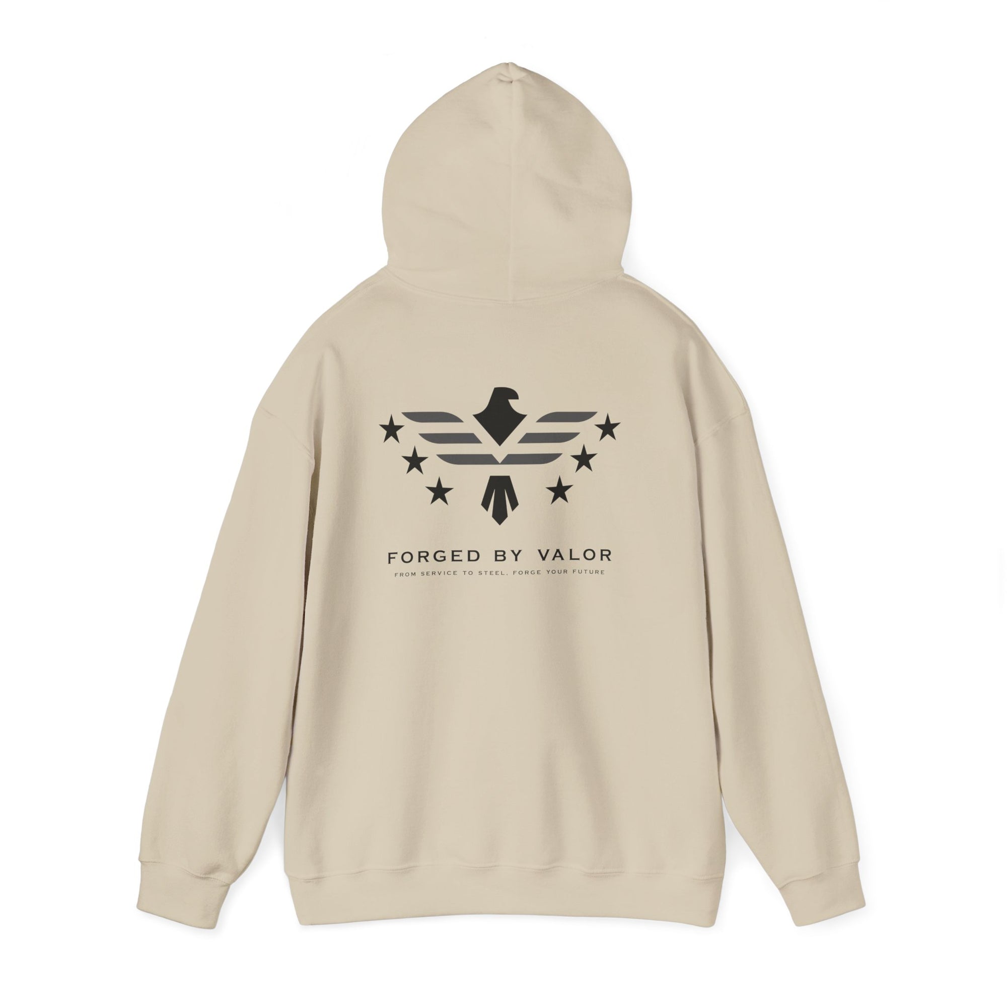 Forged By Valor Official Pull Over Hoodie - Subdued Logo