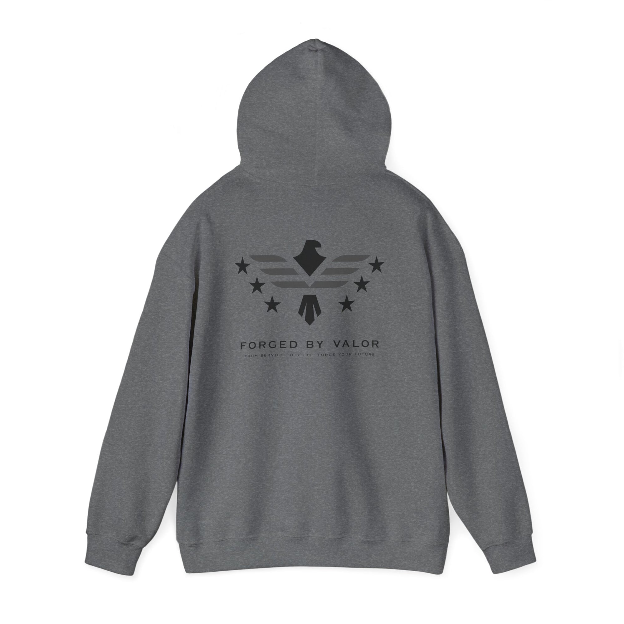 Forged By Valor Official Pull Over Hoodie - Subdued Logo