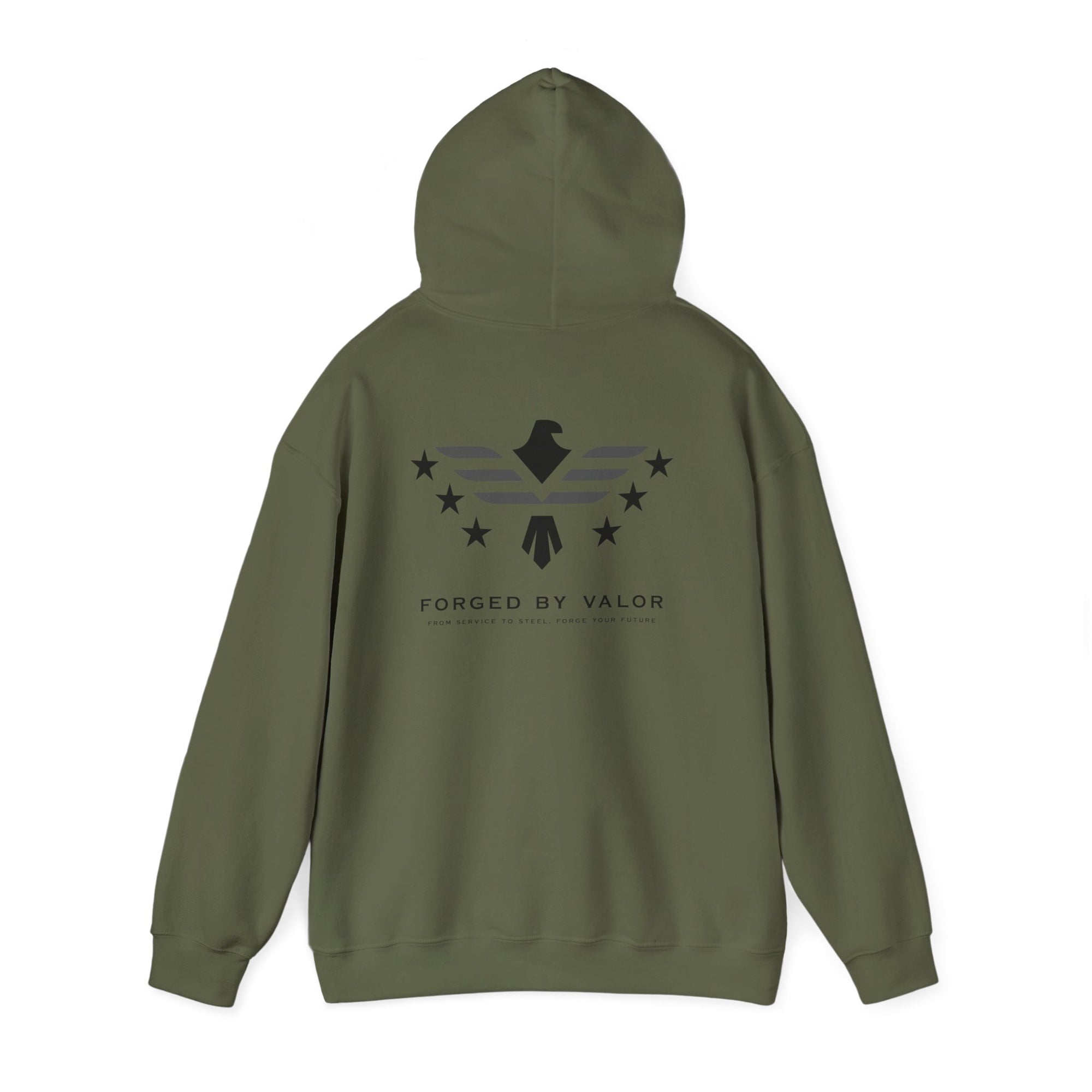 Forged By Valor Official Pull Over Hoodie - Subdued Logo