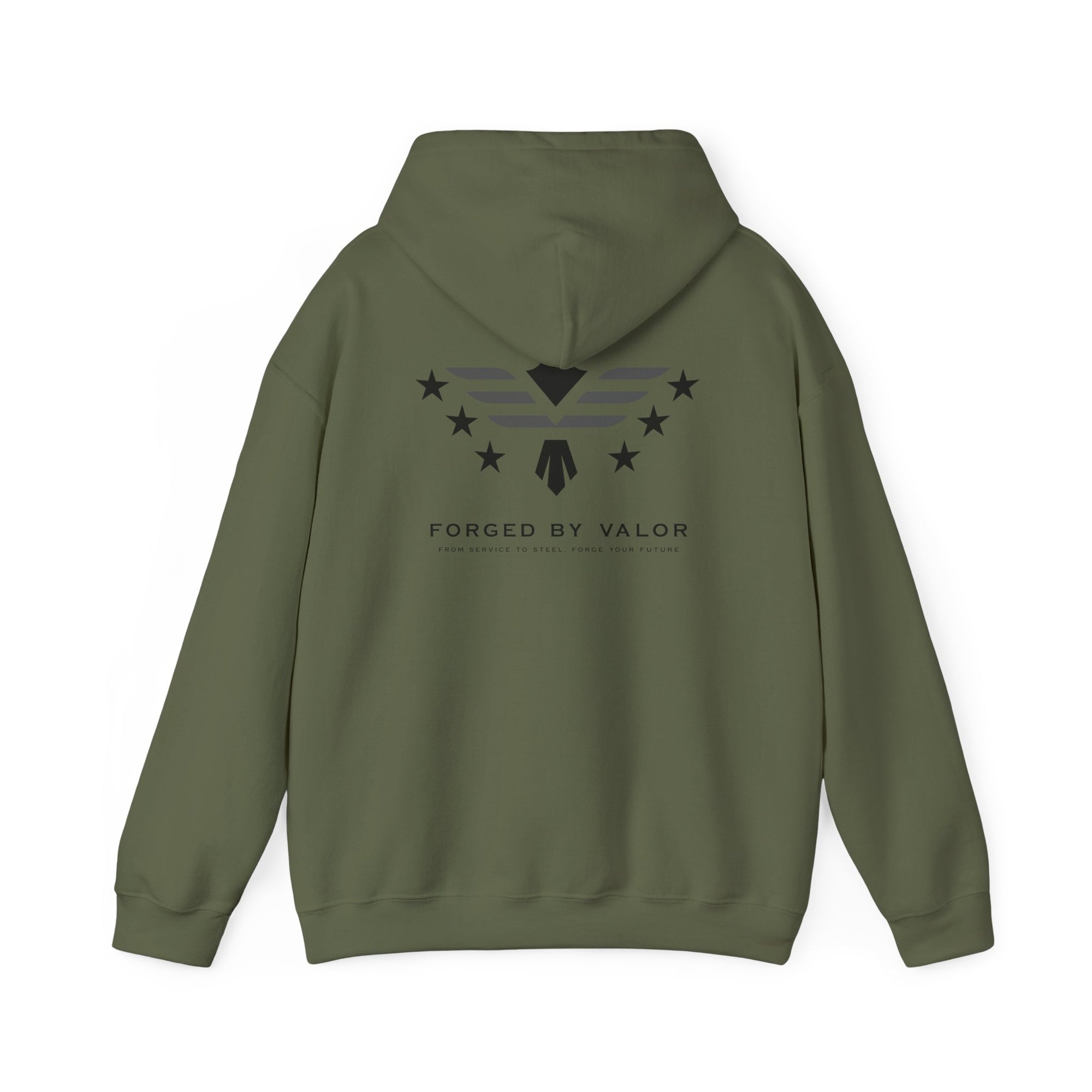 Forged By Valor Official Pull Over Hoodie - Subdued Logo
