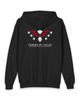 Forged By Valor Youth Full-Zip Hoodie (Chest & Back Logo)