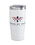 Forged By Valor 20oz Insulated Tumbler: Fuel Your Ambition