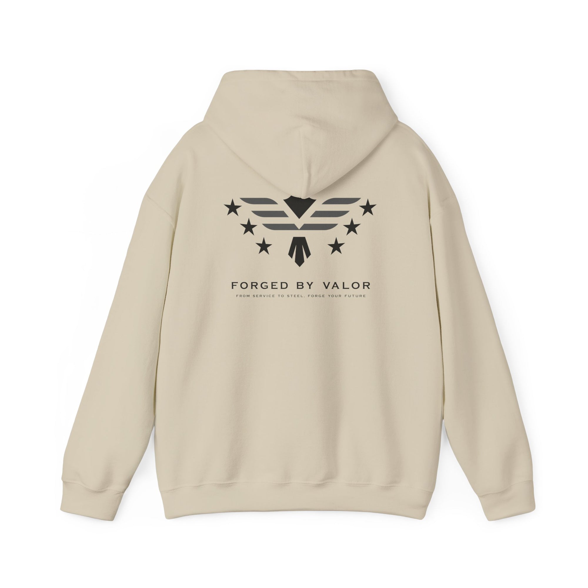 Forged By Valor Official Pull Over Hoodie - Subdued Logo