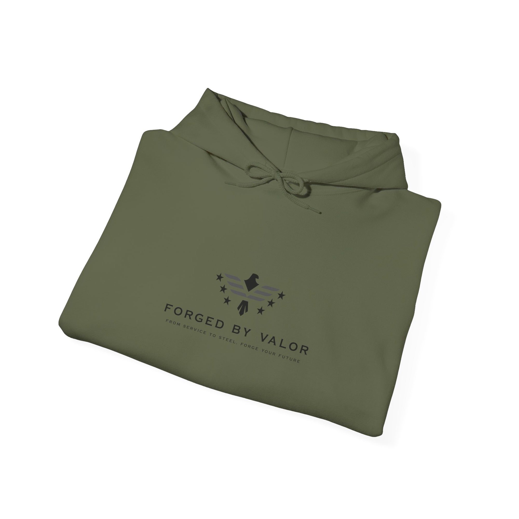 Forged By Valor Official Pull Over Hoodie - Subdued Logo
