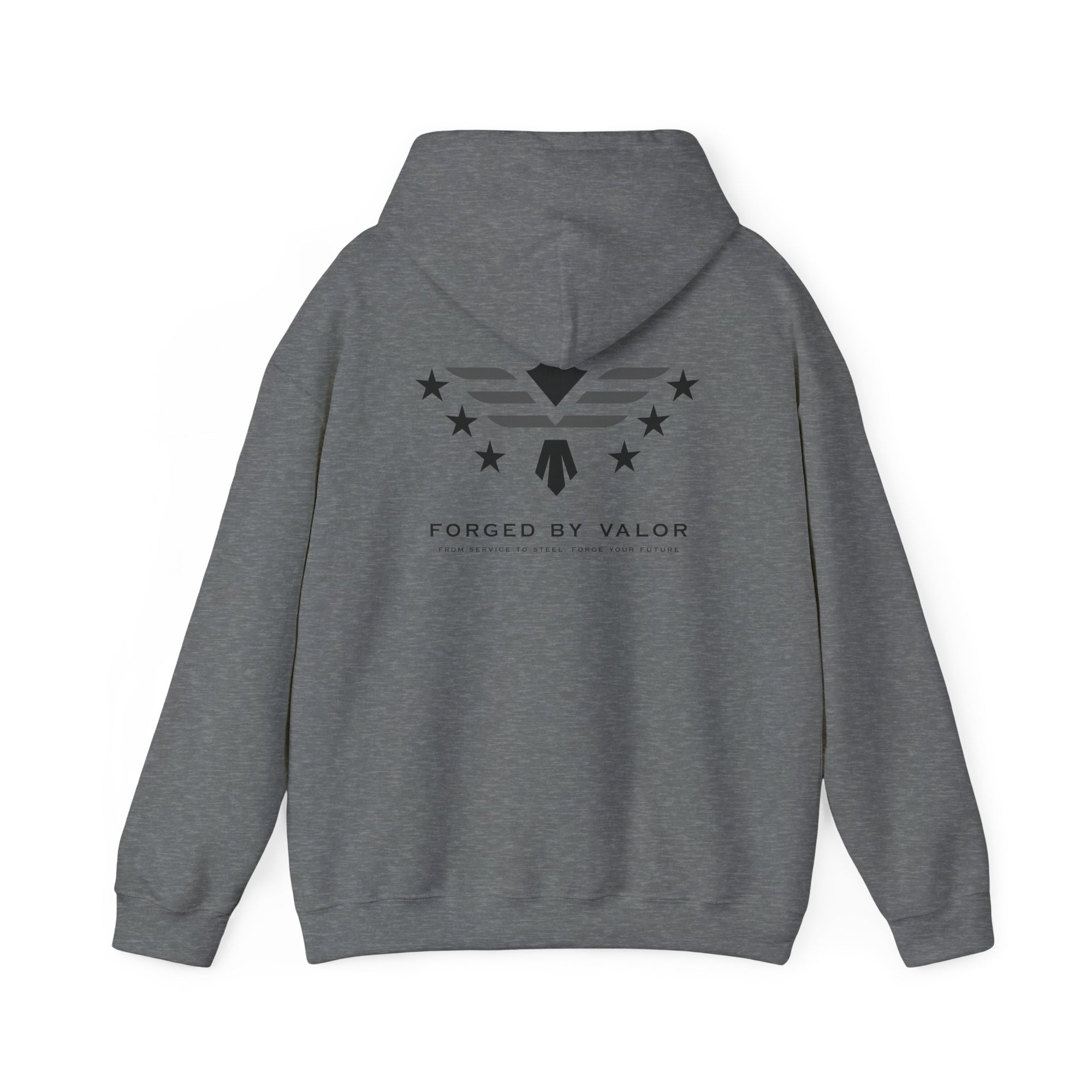 Forged By Valor Official Pull Over Hoodie - Subdued Logo