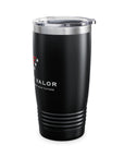Forged By Valor 20oz Insulated Tumbler: Fuel Your Ambition