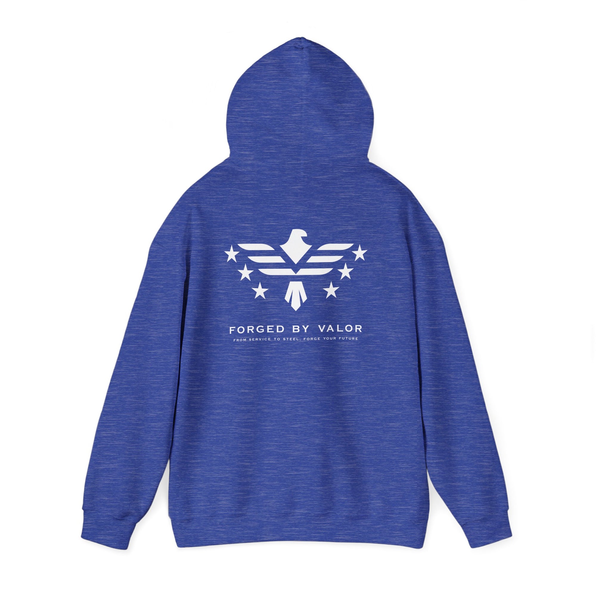 Forged By Valor Official Pull Over Hoodie - White Logo