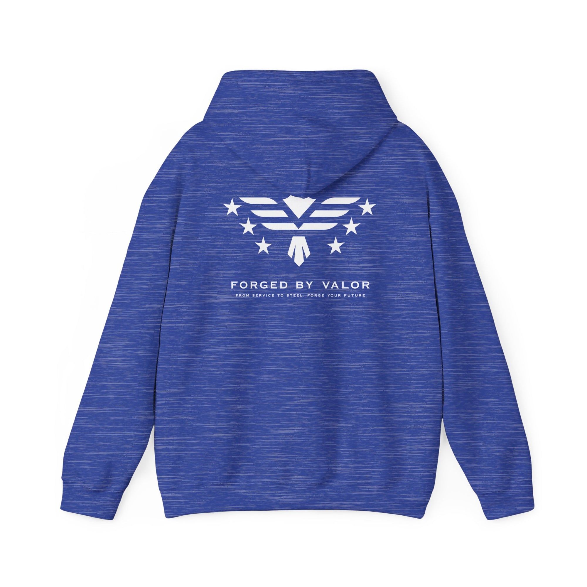 Forged By Valor Official Pull Over Hoodie - White Logo