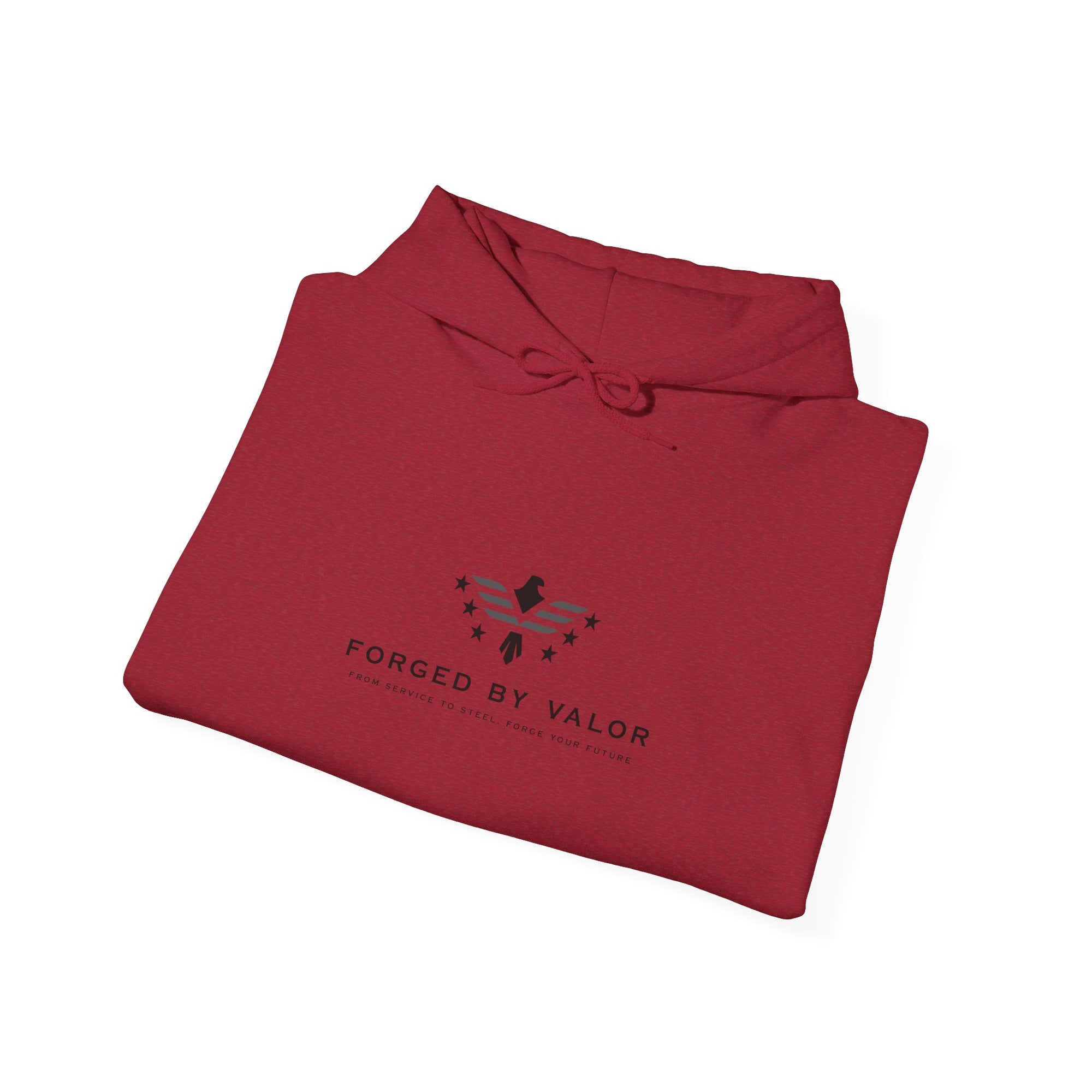 Forged By Valor Official Pull Over Hoodie - Subdued Logo